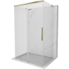 Mexen Rox-3S L kabina prysznicowa 3-ścienna rozsuwana 145 x 95 cm, transparent, złota - 8C2L-145-095-50-00-3S