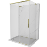 Mexen Rox-3S L kabina prysznicowa 3-ścienna rozsuwana 150 x 95 cm, transparent, złota - 8C2L-150-095-50-00-3S