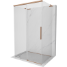 Mexen Rox-3S L kabina prysznicowa 3-ścienna rozsuwana 140 x 95 cm, transparent, miedź szczotkowana - 8C2L-140-095-65-00-3S