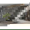 Mexen Omega-3S kabina prysznicowa 3-ścienna, rozsuwana 130x100 cm, transparent, chrom + brodzik Flat - 825-130-100-01-00-3s-4070