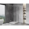 Mexen Mist-H Duo kabina prysznicowa uchylna 75 x 75 cm, transparent, chrom - 8A5-075L-075P-01-00