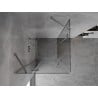 Mexen Mist-H Duo kabina prysznicowa uchylna 75 x 75 cm, transparent, chrom - 8A5-075L-075P-01-00