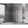 Mexen Mist-H Duo kabina prysznicowa uchylna 75 x 75 cm, transparent, chrom - 8A5-075L-075P-01-00
