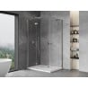 Mexen Mist-H Duo kabina prysznicowa uchylna lewa 100 x 95 cm, transparent, chrom - 8A5-100L-095P-01-00