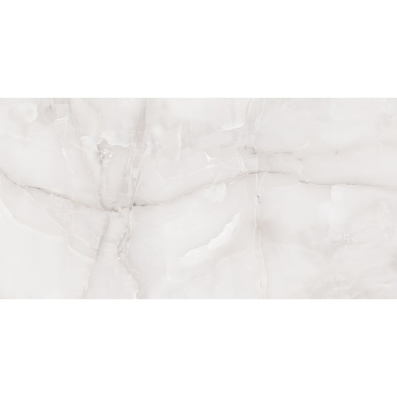 Mexen Robins Bianco próbka gresu szkliwionego rekt. G1, płytka podłogowo-ścienna 120 x 60 cm, połysk - TL119-02-S
