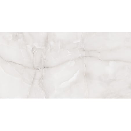 Mexen Robins Bianco próbka gresu szkliwionego rekt. G1, płytka podłogowo-ścienna 120 x 60 cm, połysk - TL119-02-S