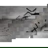 Mexen Mist-H Duo kabina prysznicowa uchylna lewa 120 x 70 cm, transparent, czarna - 8A5-120L-070P-70-00