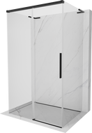 Mexen Rox-3S L kabina prysznicowa 3-ścienna rozsuwana 90 x 120 cm, transparent, czarna - 8C2L-090-120-70-00-3S