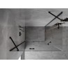 Mexen Mist-H Duo kabina prysznicowa uchylna lewa 100 x 90 cm, transparent, czarna - 8A5-100L-090P-70-00