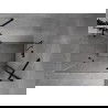 Mexen Mist-H Duo kabina prysznicowa uchylna prawa 85 x 115 cm, transparent, czarna - 8A5-085L-115P-70-00