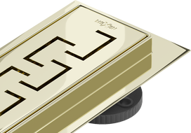 Mexen Flat 360° M15 odpływ liniowy obrotowy 60 cm, złoty - 1524060-40