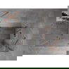 Mexen Mist-H Duo kabina prysznicowa uchylna prawa 85 x 105 cm, transparent, miedź szczotkowana - 8A5-085L-105P-65-00