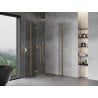 Mexen Mist-H Duo kabina prysznicowa uchylna 75 x 75 cm, transparent, złota - 8A5-075L-075P-50-00