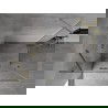 Mexen Mist-H Duo kabina prysznicowa uchylna lewa 90 x 70 cm, transparent, złota - 8A5-090L-070P-50-00