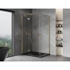 Mexen Mist-H Duo kabina prysznicowa uchylna lewa 120 x 70 cm, transparent, złota - 8A5-120L-070P-50-00