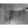 Mexen Mist-H Duo kabina prysznicowa uchylna lewa 110 x 75 cm, transparent, złota - 8A5-110L-075P-50-00