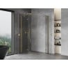 Mexen Mist-H Duo kabina prysznicowa uchylna lewa 105 x 80 cm, transparent, złota - 8A5-105L-080P-50-00