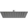Mexen Slim deszczownica 25 x 25 cm, gun gray szczotkowany - 79125-66