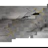 Mexen Mist-H Duo kabina prysznicowa uchylna lewa 100 x 75 cm, transparent, złota szczotkowana - 8A5-100L-075P-55-00