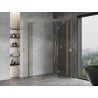 Mexen Mist-H Duo kabina prysznicowa uchylna prawa 85 x 95 cm, transparent, złota szczotkowana - 8A5-085L-095P-55-00