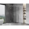 Mexen Mist-H L Duo kabina prysznicowa uchylna 70 x 70 cm, transparent, chrom - 8A5L-070L-070P-01-00