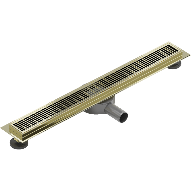 Mexen Flat 360° M33 odpływ liniowy obrotowy 50 cm, złoty - 1533050-40