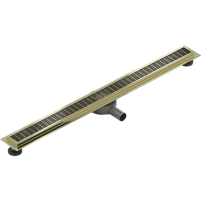 Mexen Flat 360° M33 odpływ liniowy obrotowy 90 cm, złoty - 1533090-40