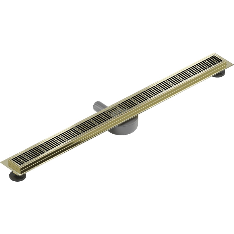 Mexen Flat 360° M33 odpływ liniowy obrotowy 90 cm, złoty - 1533090-40