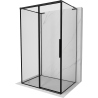 Mexen Rox-3S L kabina prysznicowa 3-ścienna rozsuwana lewa 140 x 95 cm, czarna ramka, czarna - 8C2L-140-095-70-70-3S-L
