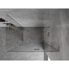 Mexen Mist-H L Duo kabina prysznicowa uchylna prawa 70 x 80 cm, transparent, chrom - 8A5L-070L-080P-01-00