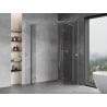 Mexen Mist-H L Duo kabina prysznicowa uchylna prawa 70 x 75 cm, transparent, chrom - 8A5L-070L-075P-01-00
