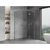 Mexen Mist-H L Duo kabina prysznicowa uchylna prawa 80 x 100 cm, transparent, chrom - 8A5L-080L-100P-01-00