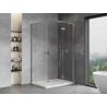 Mexen Mist-H L Duo kabina prysznicowa uchylna prawa 70 x 115 cm, transparent, chrom - 8A5L-070L-115P-01-00