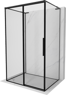 Mexen Rox-3S L kabina prysznicowa 3-ścienna rozsuwana lewa 160 x 95 cm, czarna ramka, czarna - 8C2L-160-095-70-70-3S-L