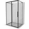 Mexen Rox-3S L kabina prysznicowa 3-ścienna rozsuwana lewa 135 x 120 cm, czarna ramka, czarna - 8C2L-135-120-70-70-3S-L