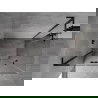 Mexen Mist-H L Duo kabina prysznicowa uchylna lewa 120 x 85 cm, transparent, czarna - 8A5L-120L-085P-70-00