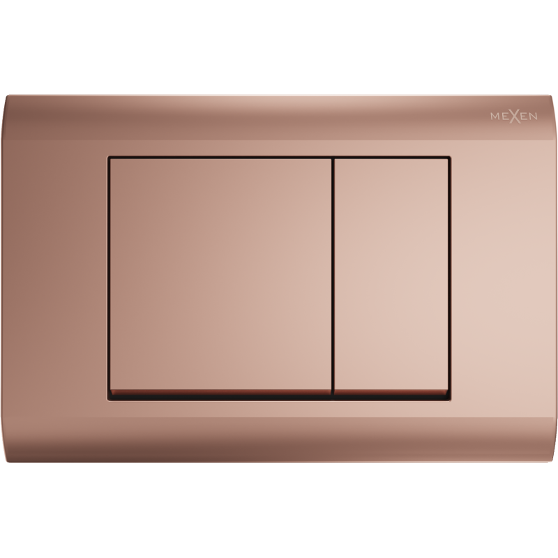 Mexen Fenix 01 przycisk spłukujący, różowe złoto - 600105