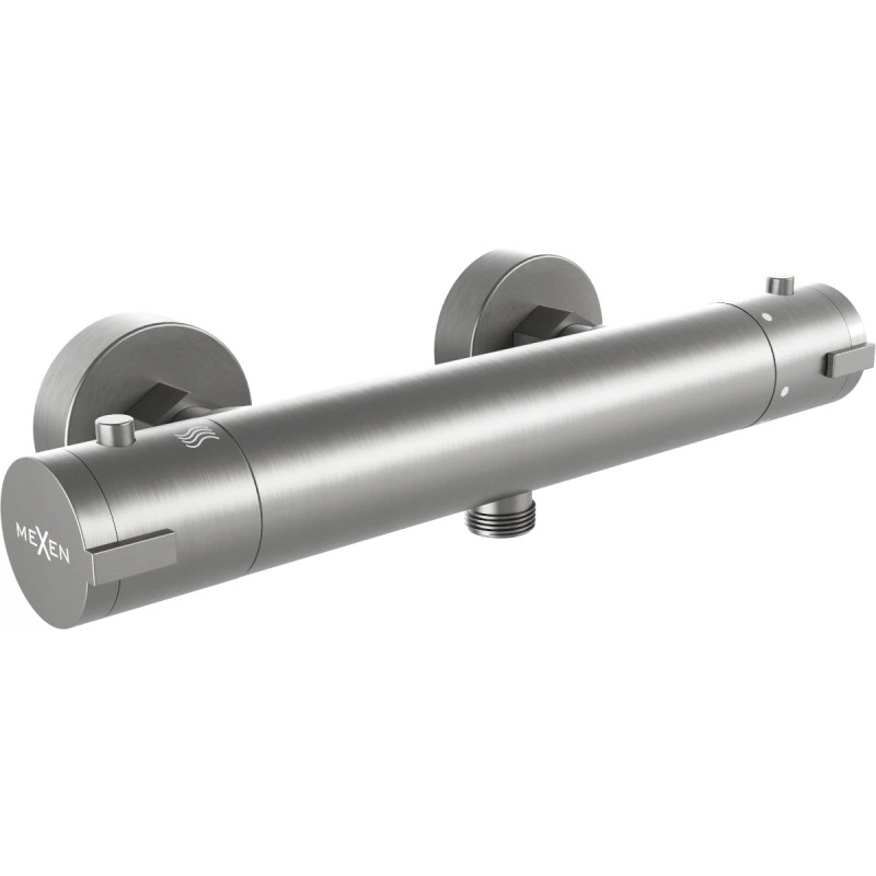 Mexen Kai termostatyczna bateria prysznicowa,  gun gray szczotkowany - 77100-66