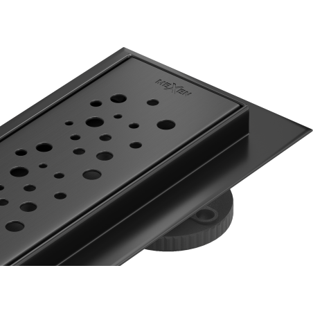 Mexen Flat 360° M12 odpływ liniowy obrotowy 100 cm, czarny - 1721100-40