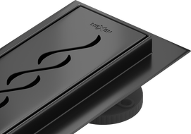 Mexen Flat 360° M18 odpływ liniowy obrotowy 90 cm, czarny - 1723090-40