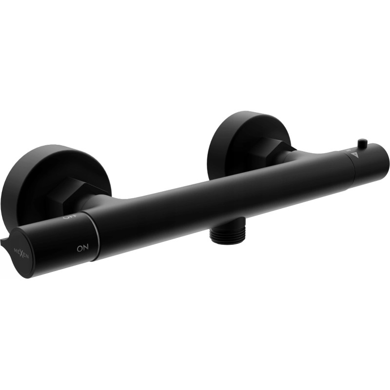 Mexen Slim termostatyczna bateria prysznicowa, czarna - 77105-70