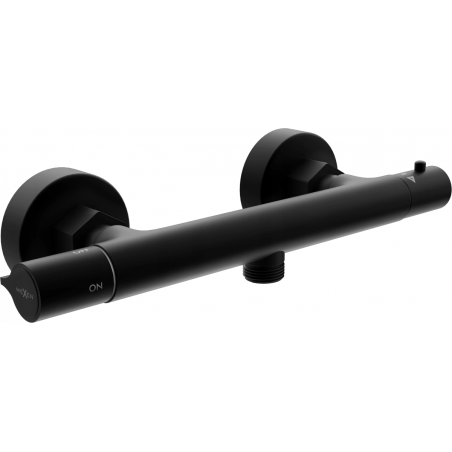 Mexen Slim termostatyczna bateria prysznicowa, czarna - 77105-70