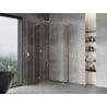 Mexen Mist-H L Duo kabina prysznicowa uchylna 120 x 120 cm, transparent, złota - 8A5L-120L-120P-50-00