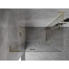 Mexen Mist-H L Duo kabina prysznicowa uchylna lewa 115 x 75 cm, transparent, złota - 8A5L-115L-075P-50-00