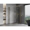 Mexen Mist-H L Duo kabina prysznicowa uchylna prawa 70 x 85 cm, transparent, złota - 8A5L-070L-085P-50-00