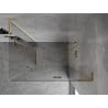 Mexen Mist-H L Duo kabina prysznicowa uchylna prawa 85 x 95 cm, transparent, złota - 8A5L-085L-095P-50-00