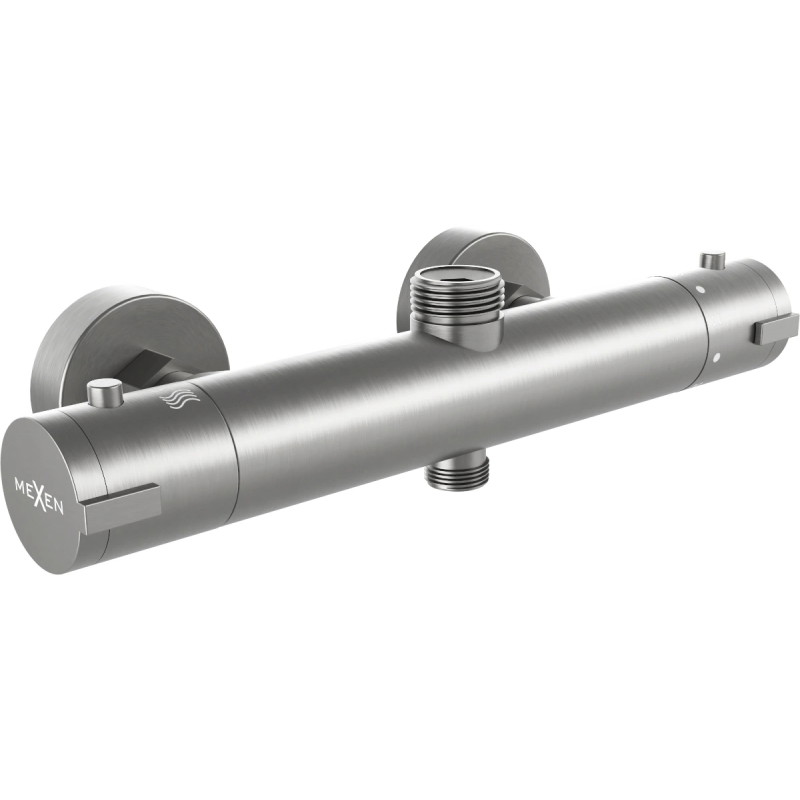 Mexen Kai termostatyczna bateria prysznicowa,  gun gray szczotkowany - 77150-66