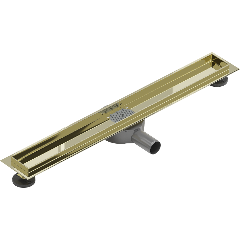 Mexen Flat 360° korpus do odpływu liniowego obrotowy 70 cm, złoty - 1540070