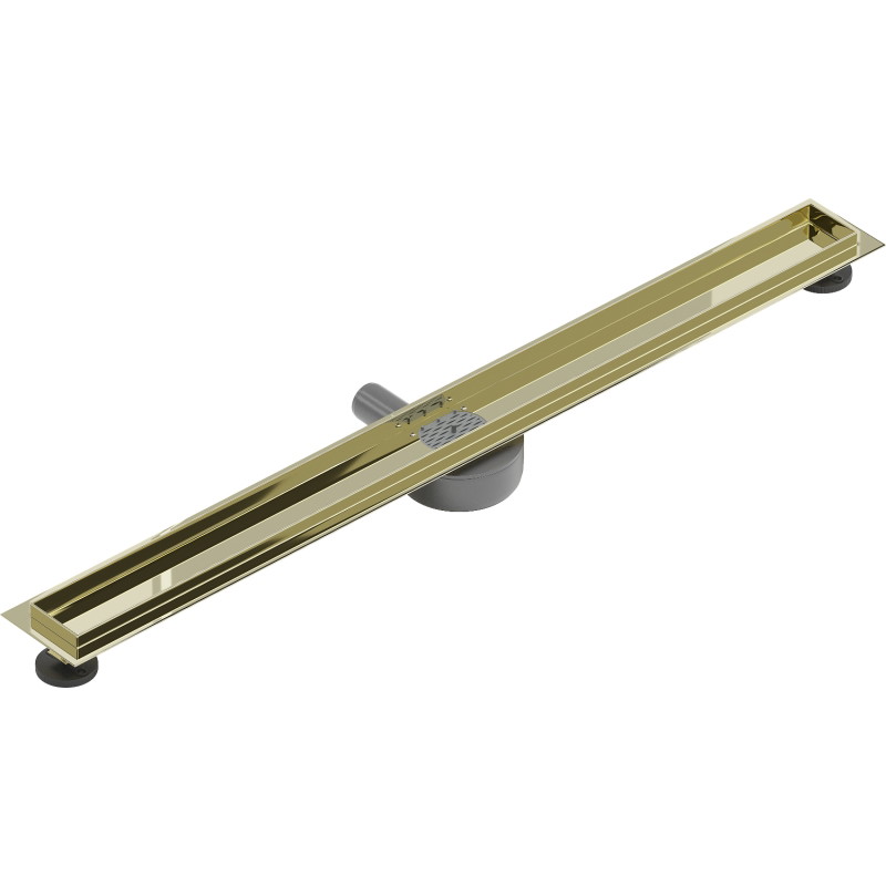 Mexen Flat 360° korpus do odpływu liniowego obrotowy 90 cm, złoty - 1540090