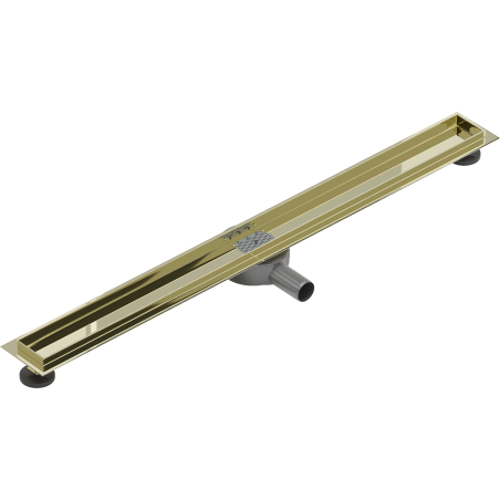 Mexen Flat 360° korpus do odpływu liniowego obrotowy 90 cm, złoty - 1540090
